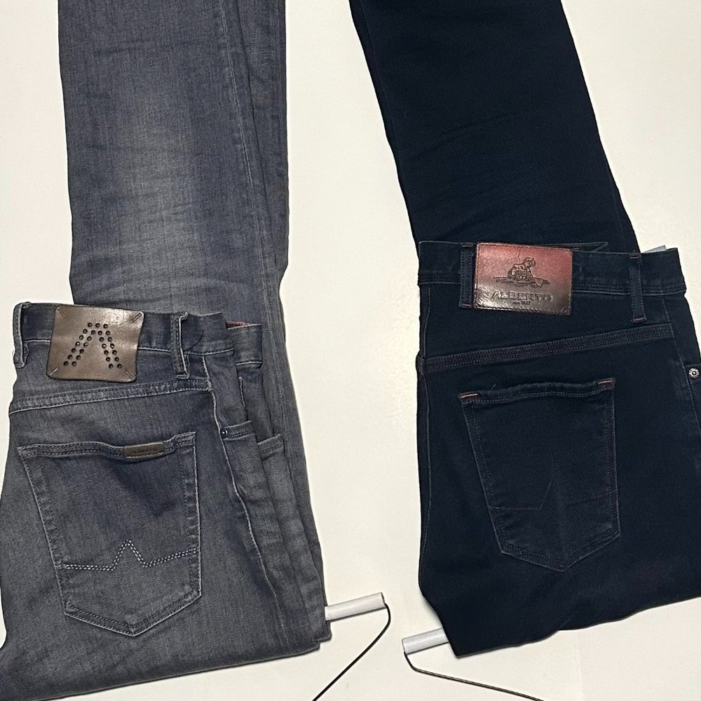 Alberto Jeans 30 W x 32 L Stretch Pipe Fit